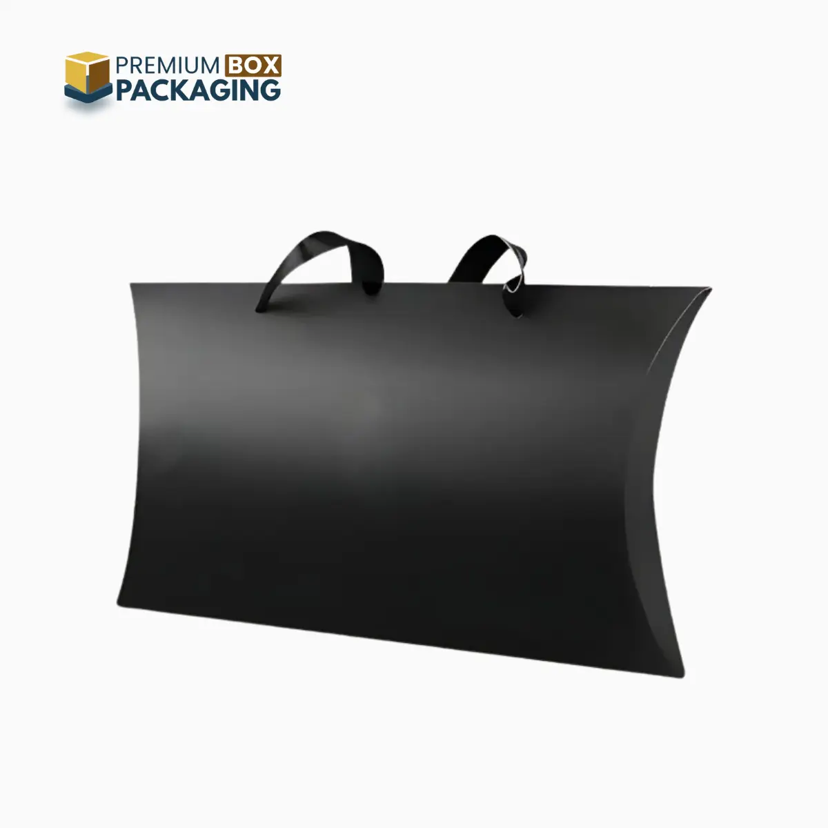 Black Pillow Boxes 1 - Premium Box Packaging