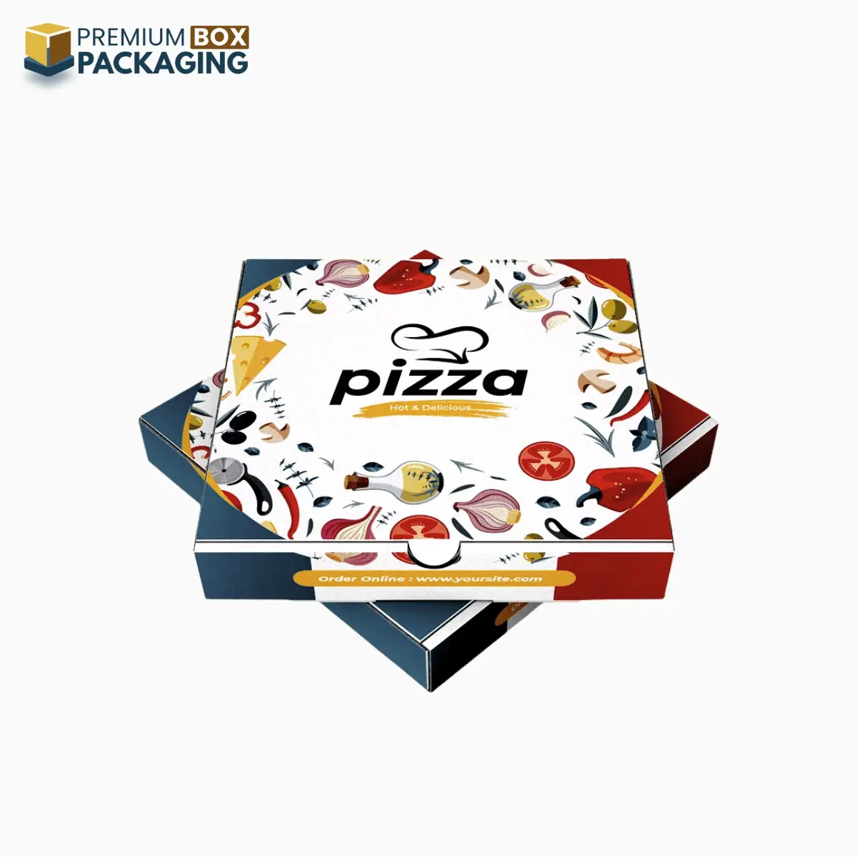 Custom Luxury Pizza Boxes 1 - Premium Box Packaging