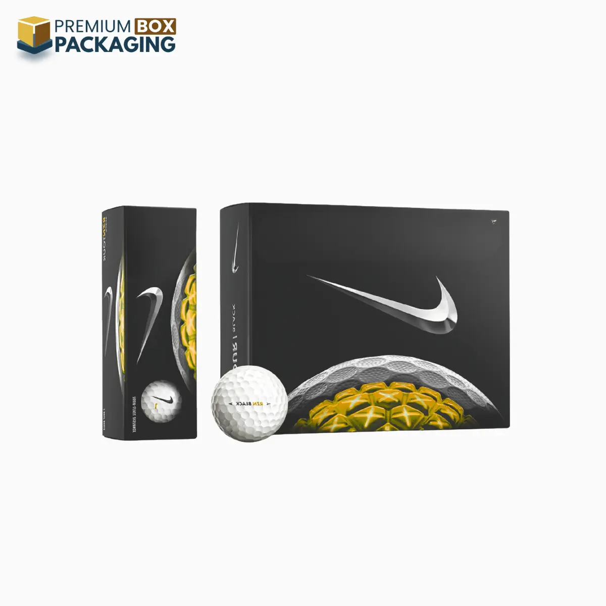 Custom-Printed Golf Balls Packaging 1 - Premium Box Packaging