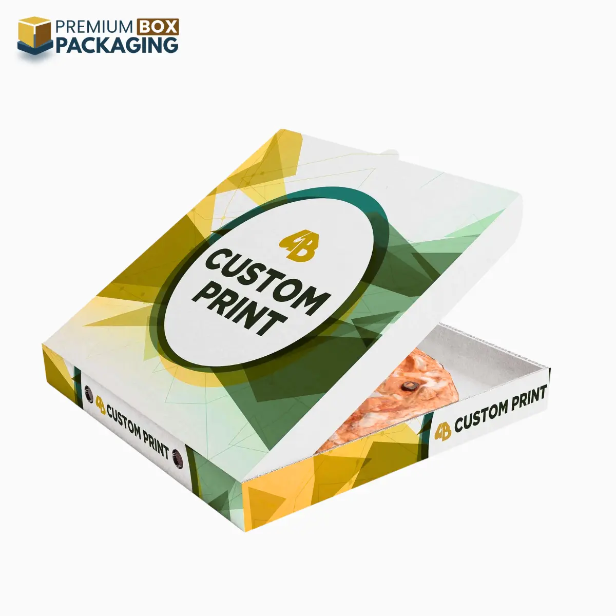 Custom Printed Pizza Boxes With Logo 1 - Premium Box Packaging