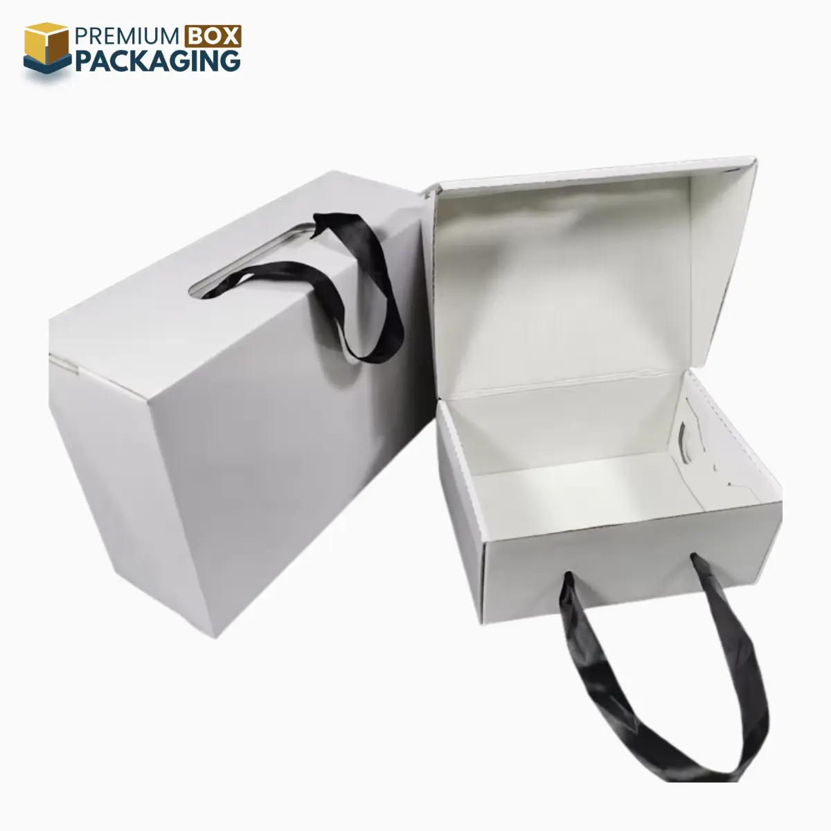 Custom White Shoe Boxes Wholesale 2 - Premium Box Packaging