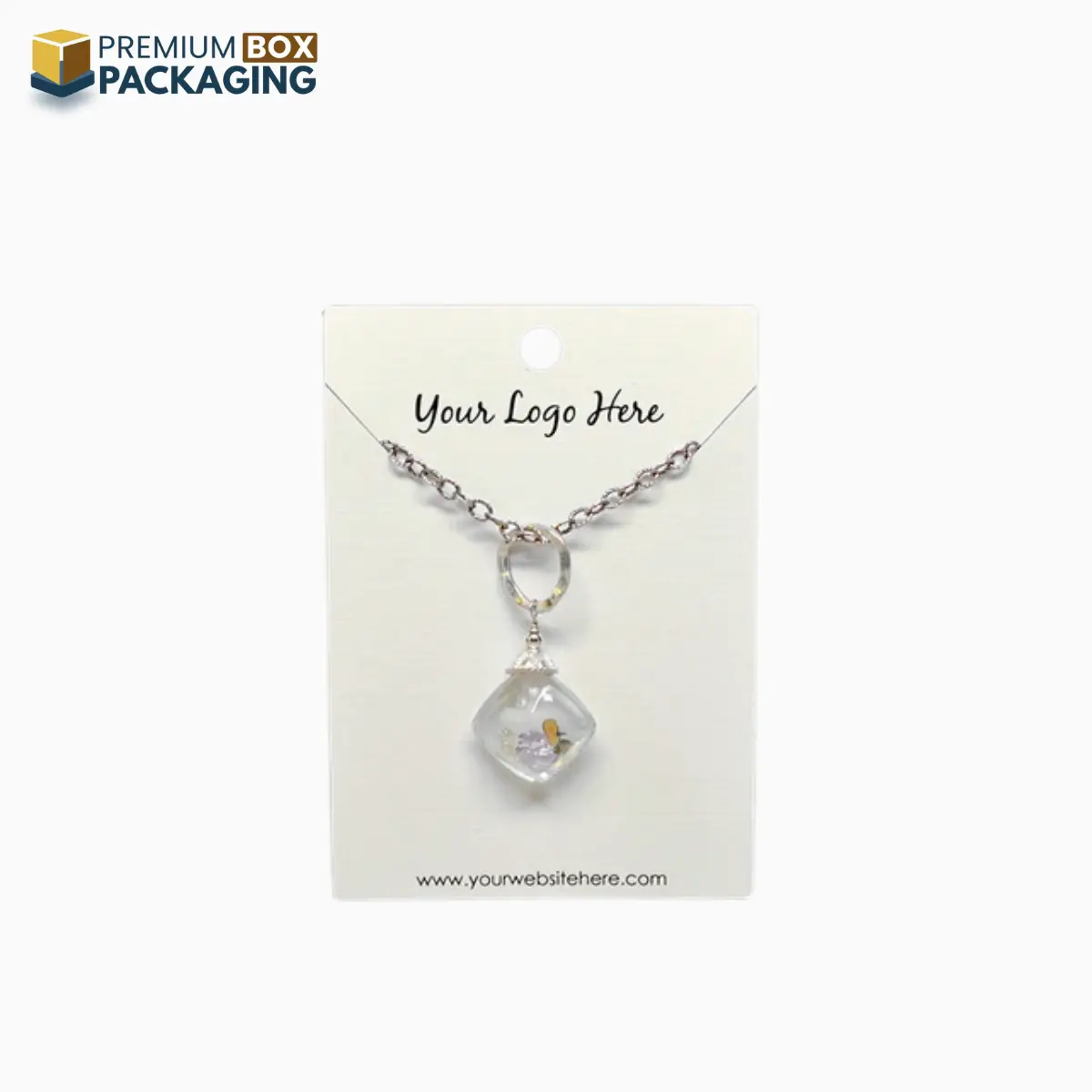 Hanging Necklace Custom Cards 3 - Premium Box Packaging