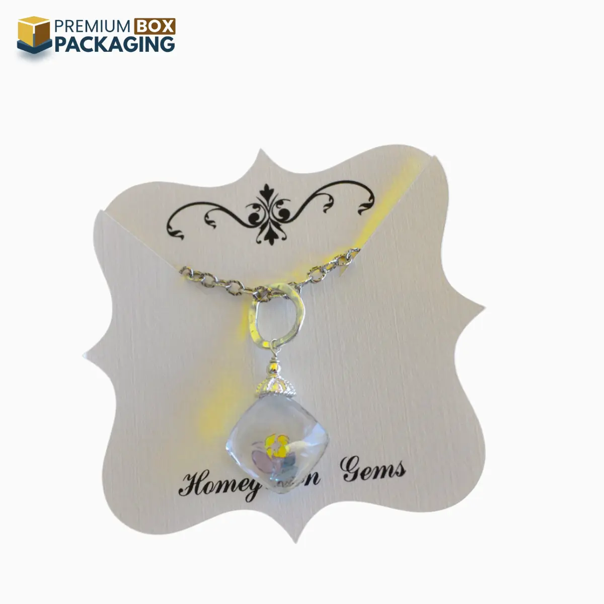 Hanging Necklace Custom Cards 4 - Premium Box Packaging