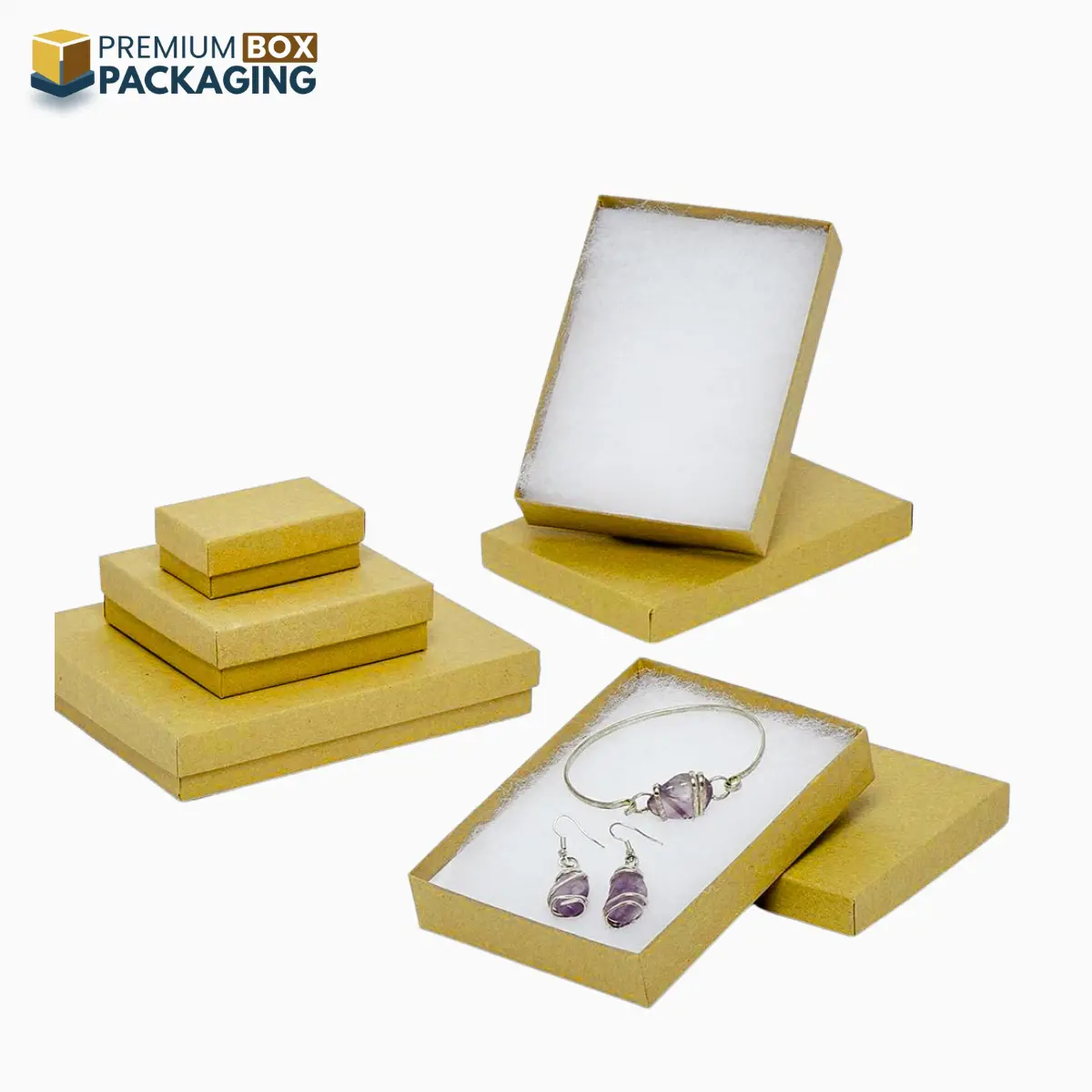 Natural Kraft Jewelry Boxes Wholesale 3 - Premium Box Packaging