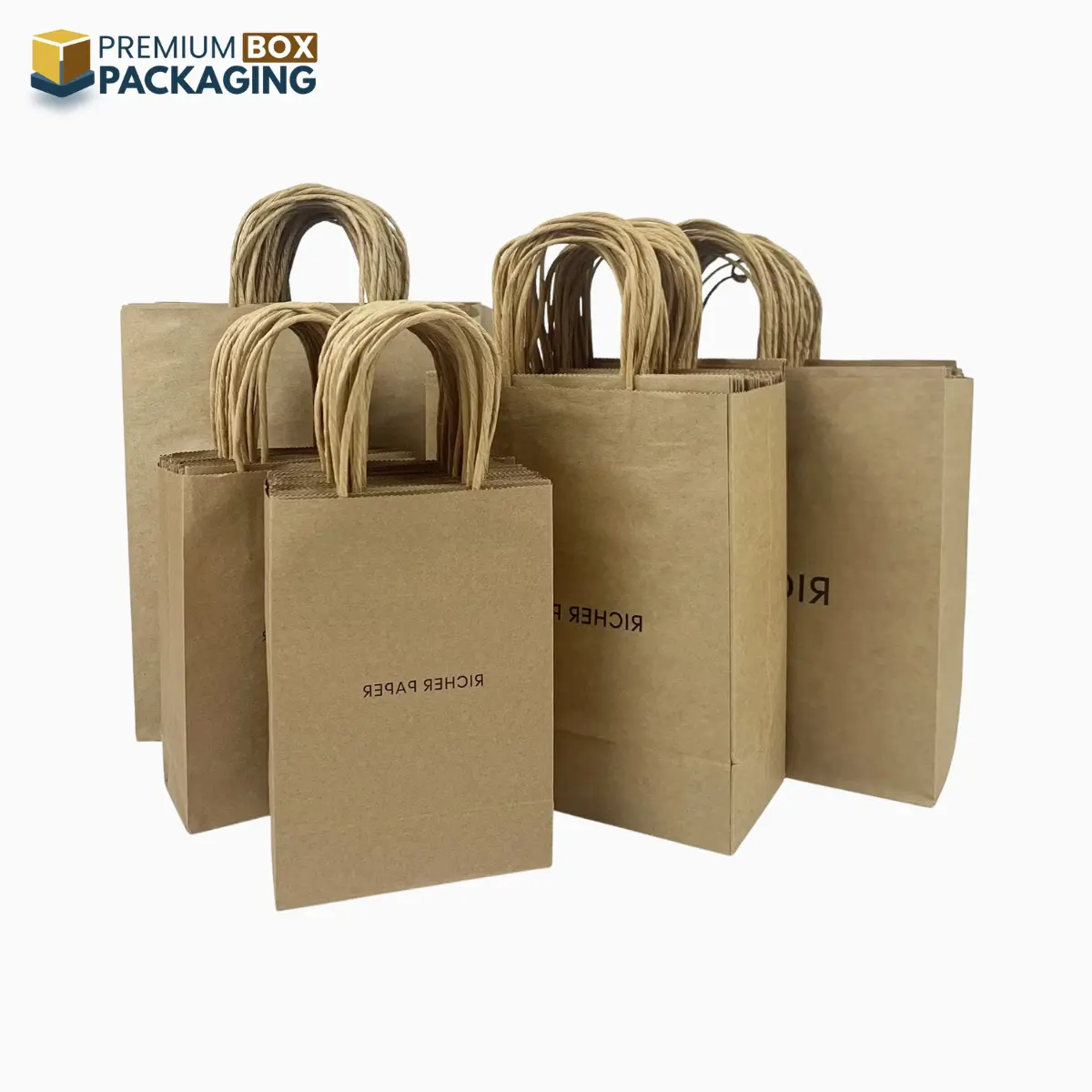 Custom Bulk Paper Bags 1 - Premium Box Packaging