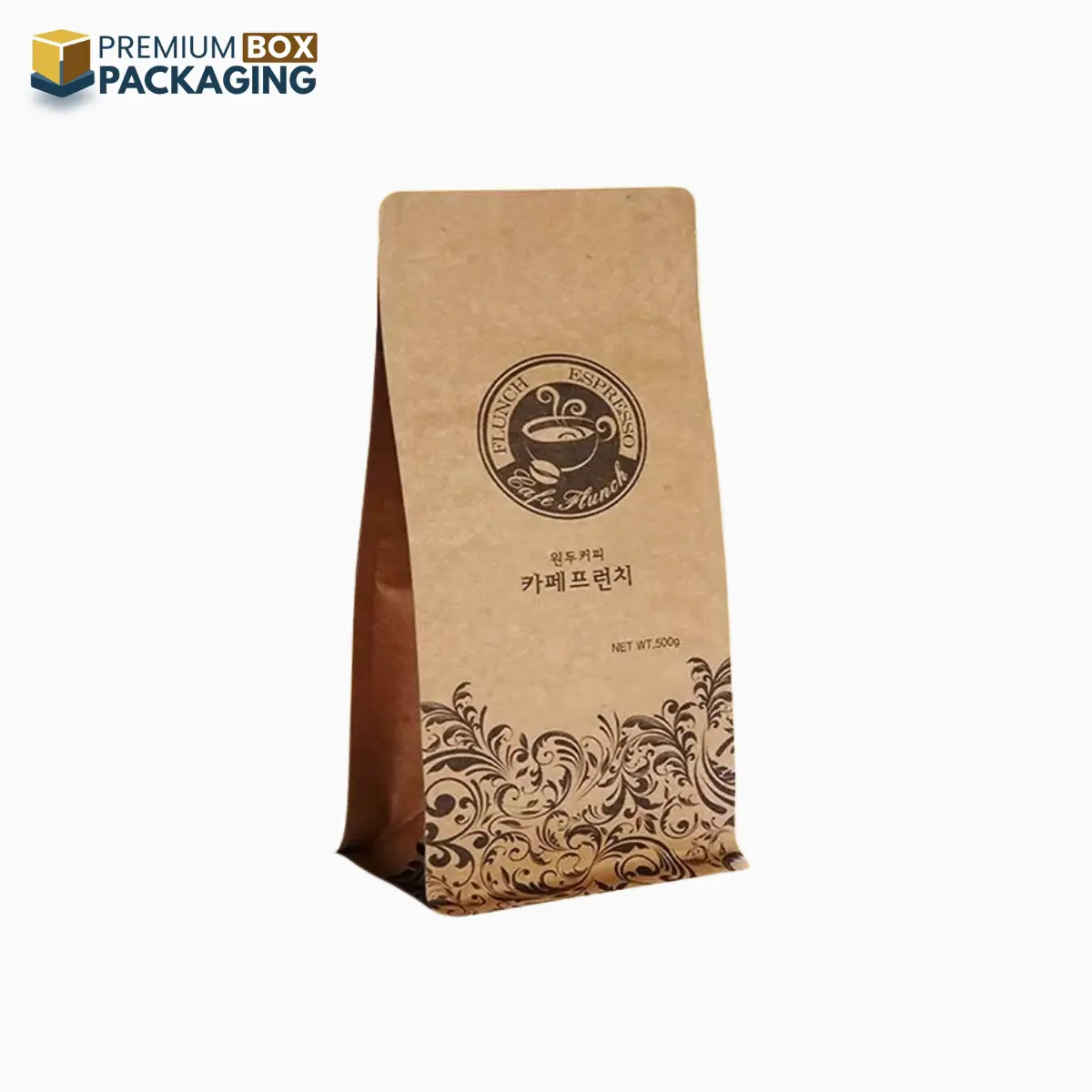 Custom Kraft Coffee Bags 4 - Premium Box Packaging