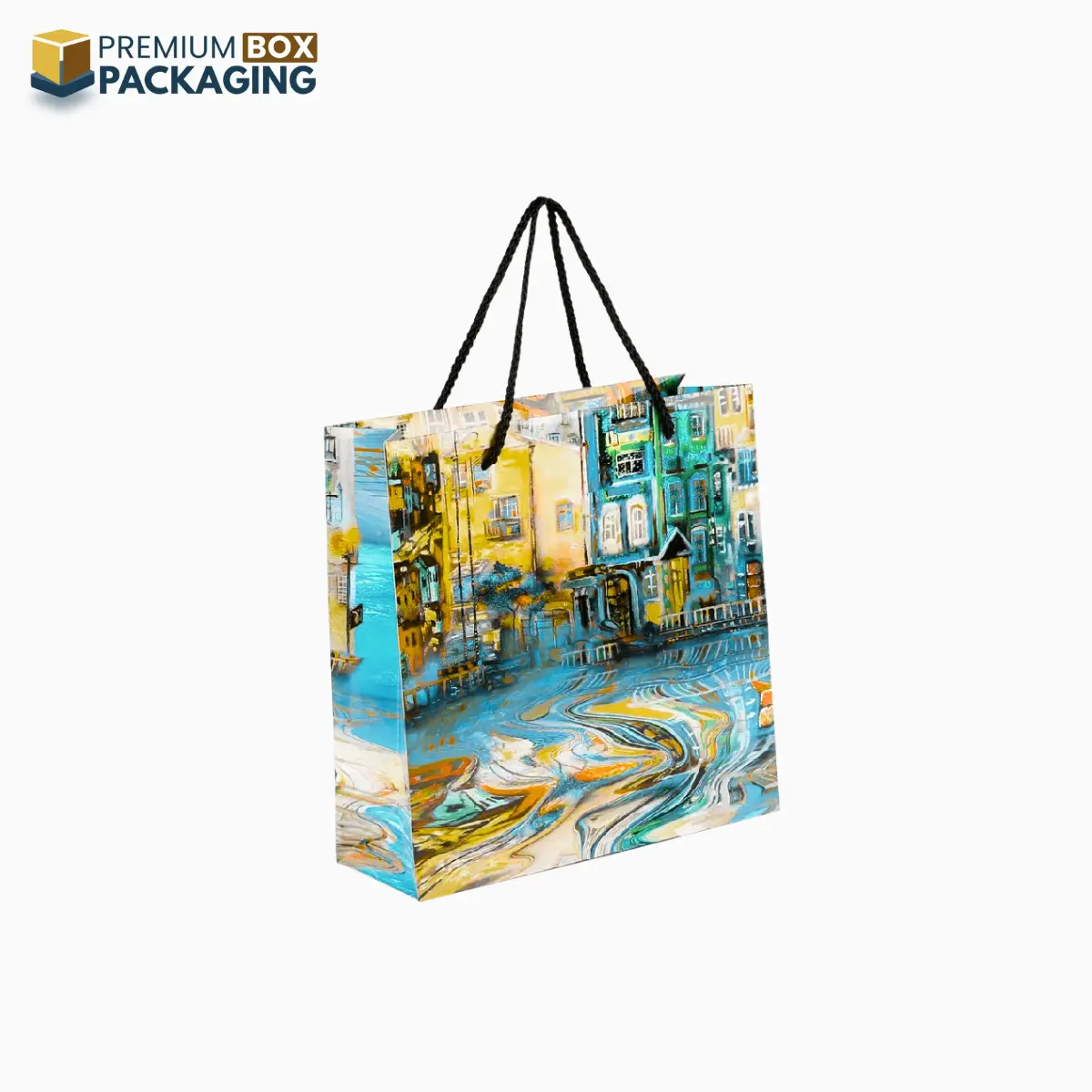 Custom Paper Gift Bags 2 - Premium Box Packaging